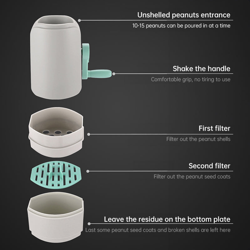 and Pistachios, Kitchen Gadget for Shelling and Peeling