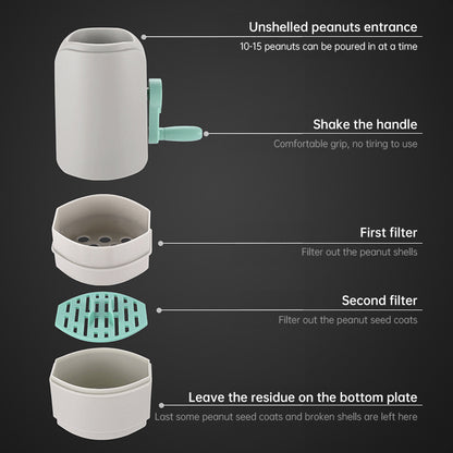 and Pistachios, Kitchen Gadget for Shelling and Peeling