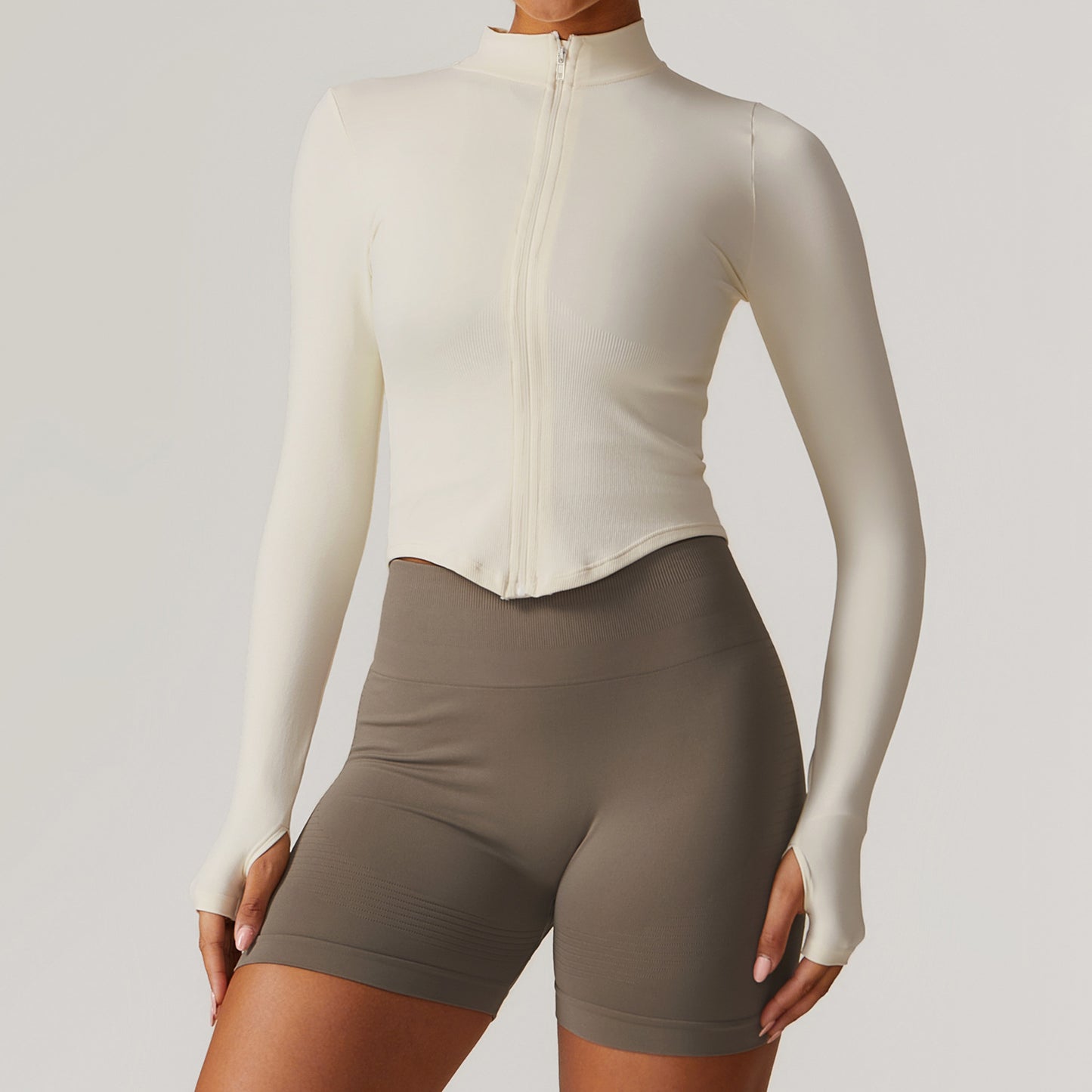 Yoga Jacket Women fitted fitness top quick dry