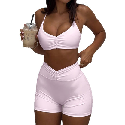 Shorts Two-Piece Set Women's Clothing
