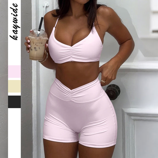 Shorts Two-Piece Set Women's Clothing
