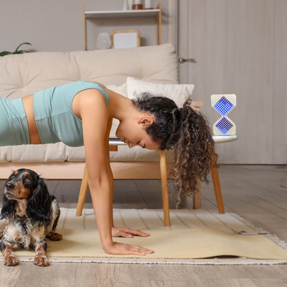 Cyber-style LED electronic sand timer: gravity-sensing, tech decompression toy
