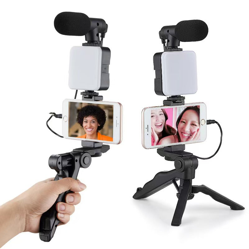 Fill Light with Microphone Set Single Reflex Conference Lamp Handheld