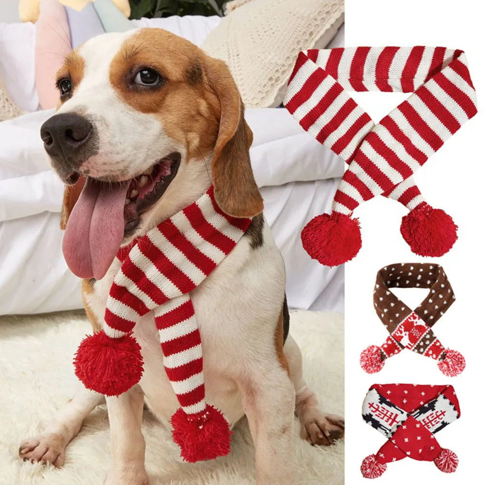 Scarf Outdoor Winter Warm Cat Dog Scarves Puppy Collar Pet